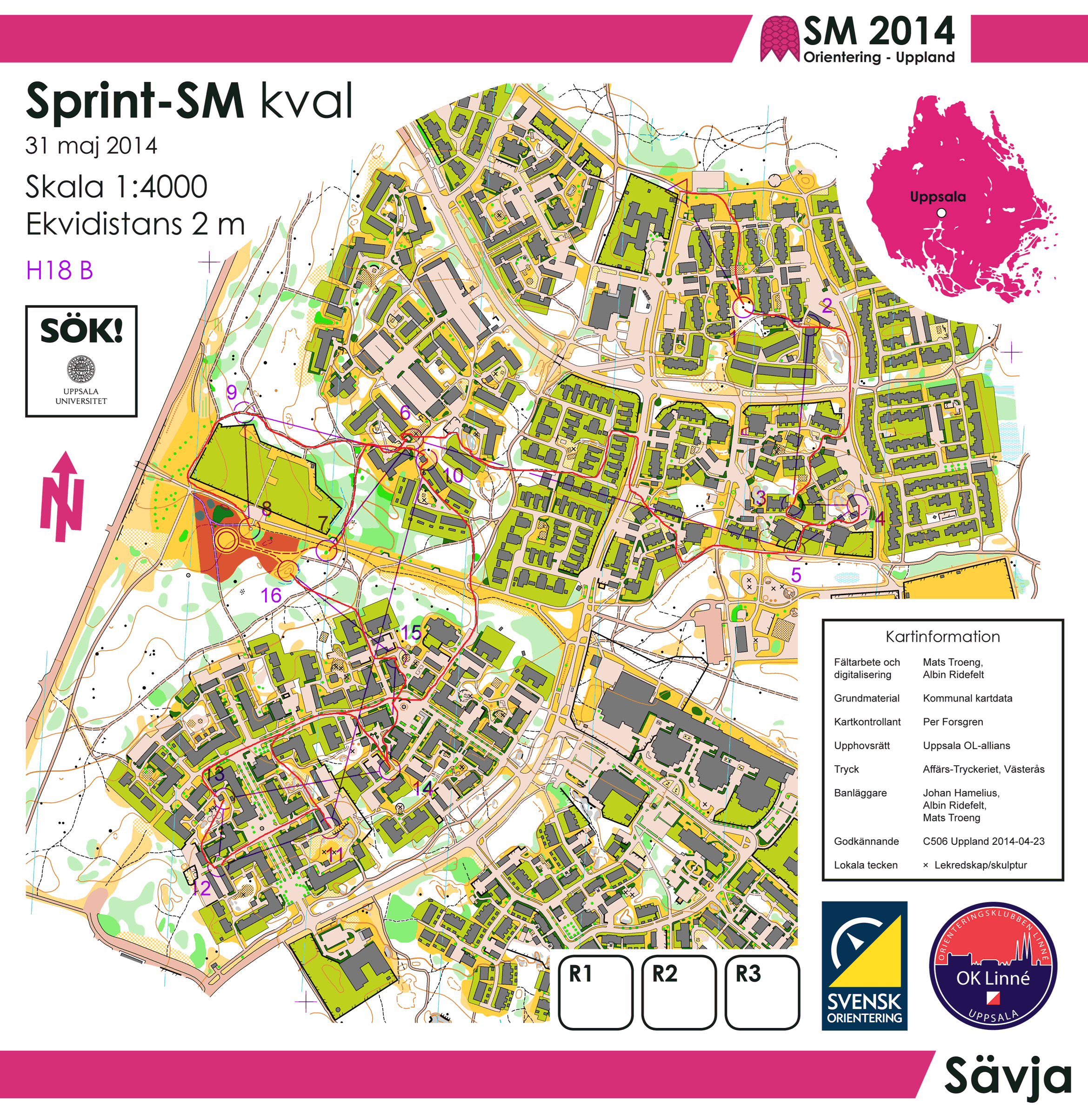 SM-Sprint, Kval (2014-05-31)