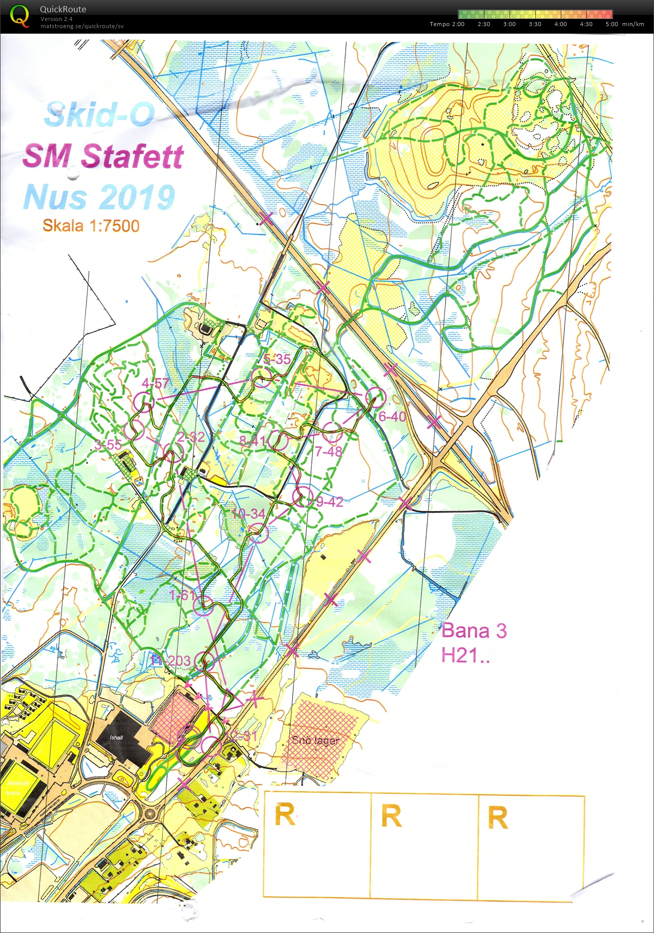 SM-Stafett, Sträcka 3 (2019-02-24)