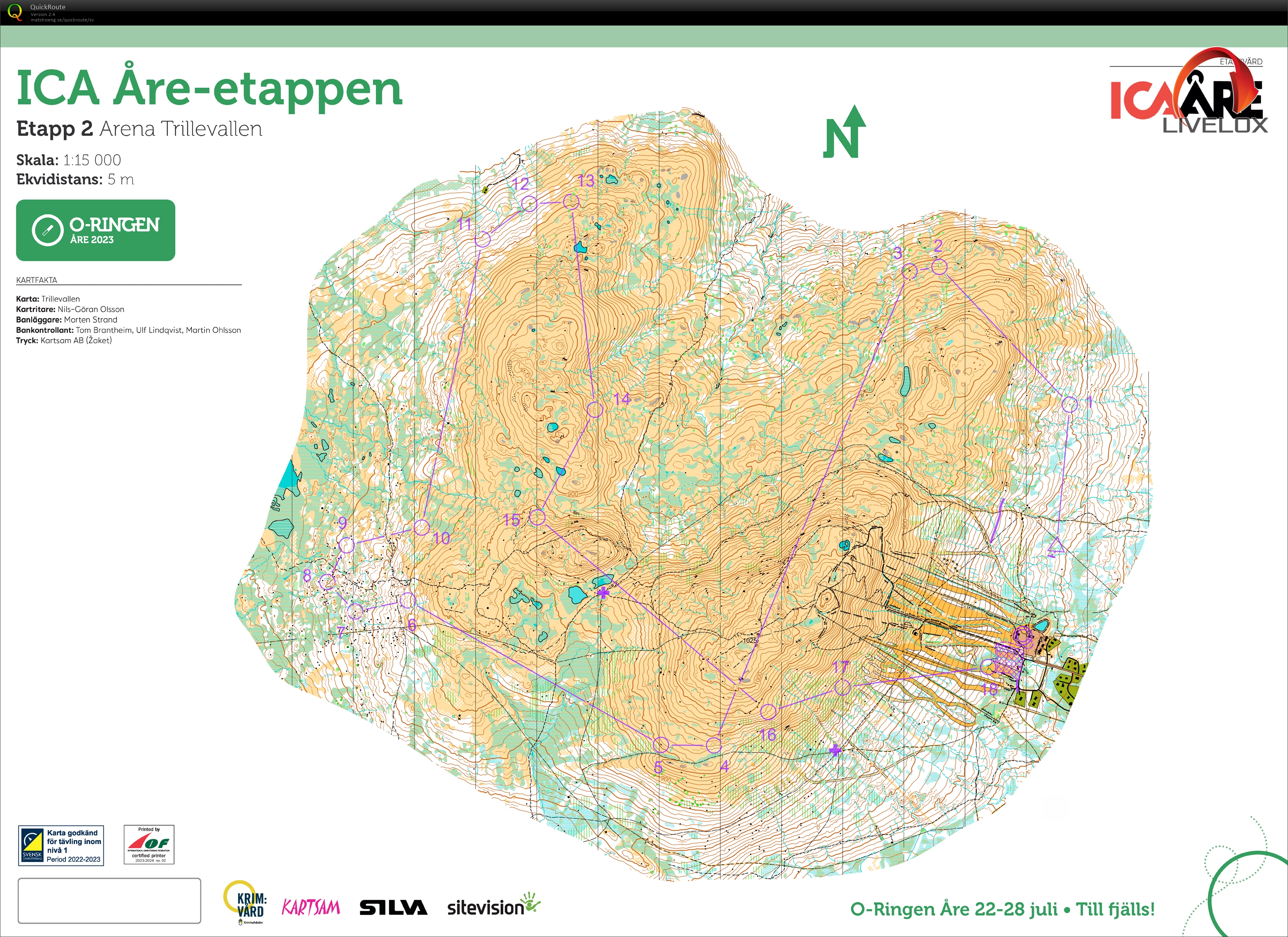 O-ringen, Etapp 2 (2023-07-24)