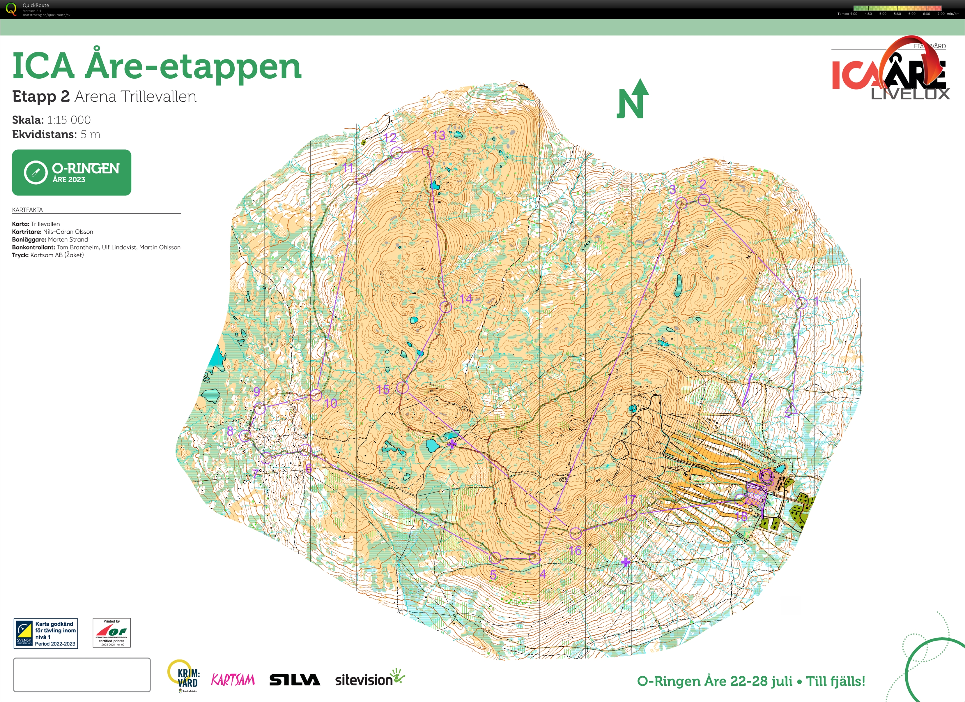 O-ringen, Etapp 2 (2023-07-24)